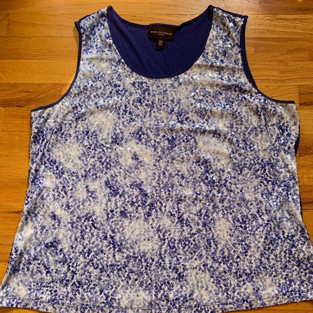 Sequin tank top